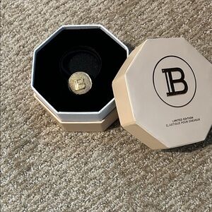 Balmain Gold and Black Hair elastic